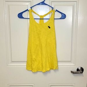 Size:11-12 Kids Yellow Abercrombie * Fitch Tank
